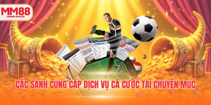 Các sảnh cung cấp dịch vụ cá cược tại chuyên mục